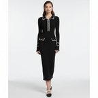 Maxi-jurk met ruches