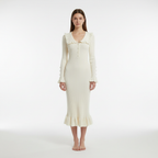 Maxi-jurk met ruches