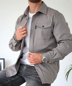 Rocco casual heren overhemd – comfortabel, stijlvol & voor lente laagjes
