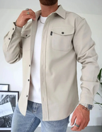 Rocco casual heren overhemd – comfortabel, stijlvol & voor lente laagjes