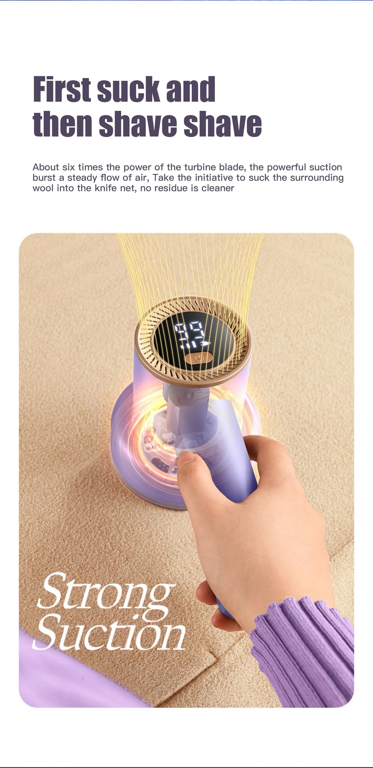 Automatische pluizenverwijderaar