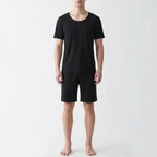 Casual herenpyjama met korte mouwen