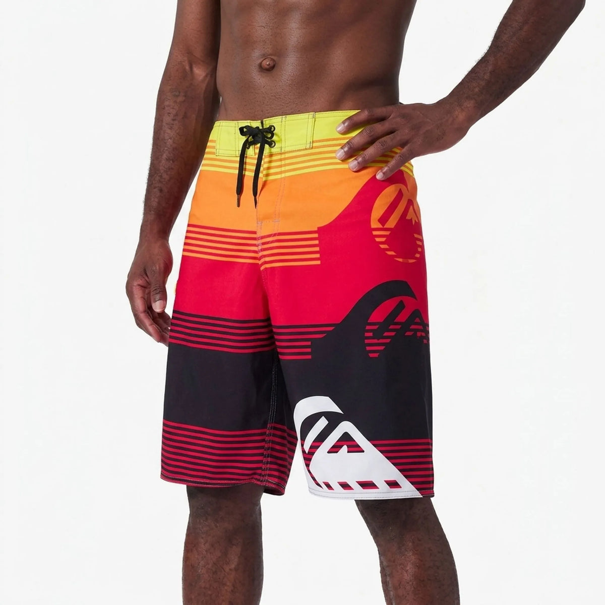 Heren boardshorts met print