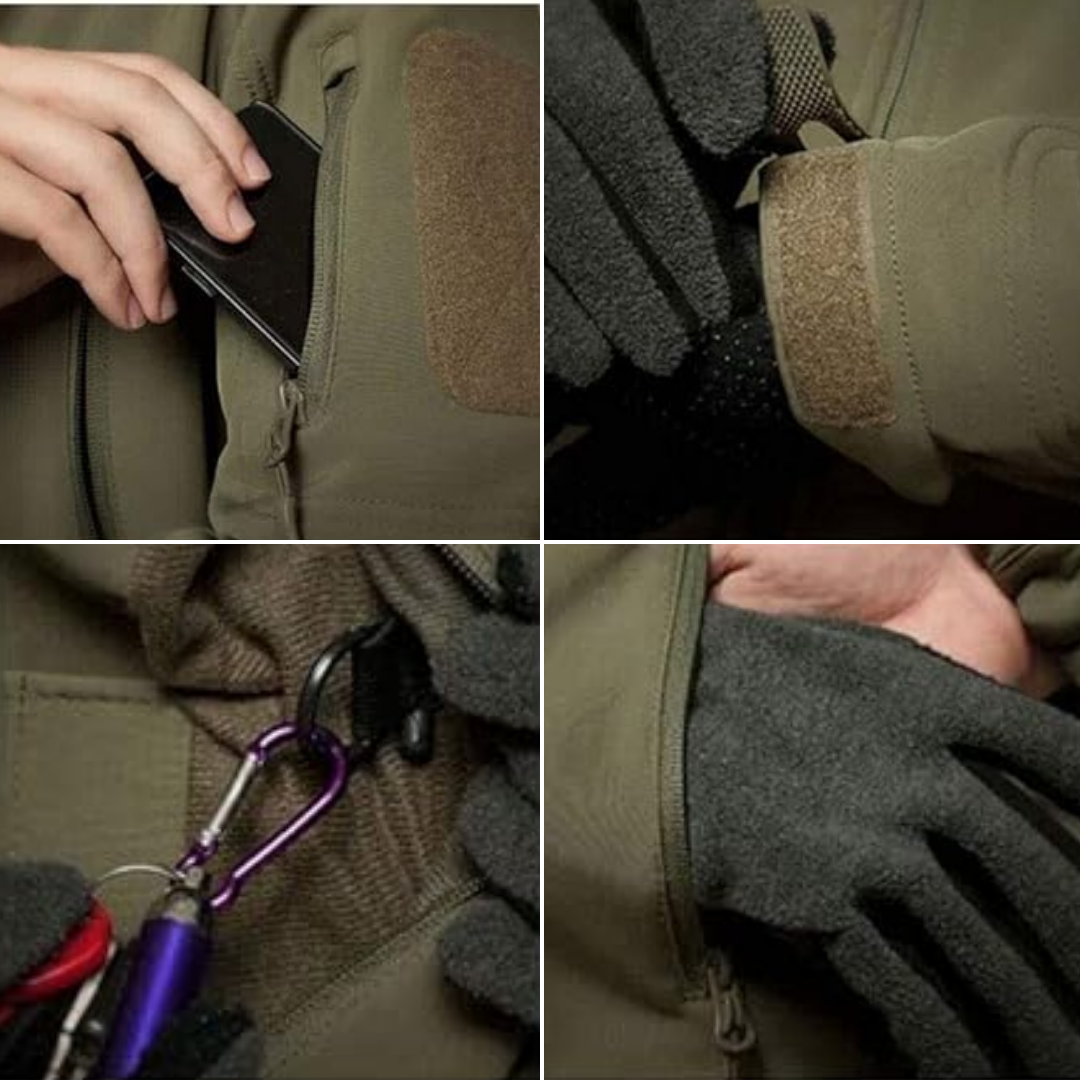 Heren winddichte outdoorjas