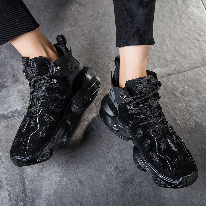 Heren kleurrijke hoge sneakers