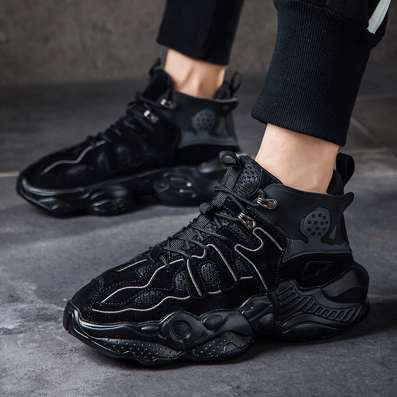 Heren kleurrijke hoge sneakers