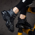 Heren kleurrijke hoge sneakers