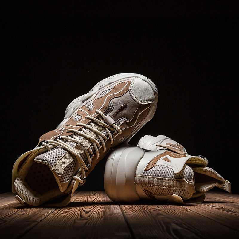 Heren kleurrijke hoge sneakers