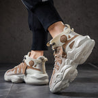 Heren kleurrijke hoge sneakers