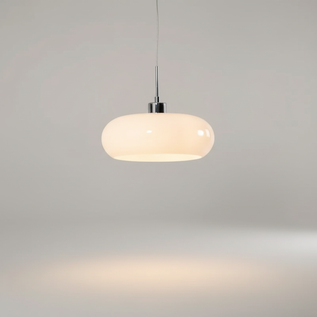 Metaal-glas designlamp