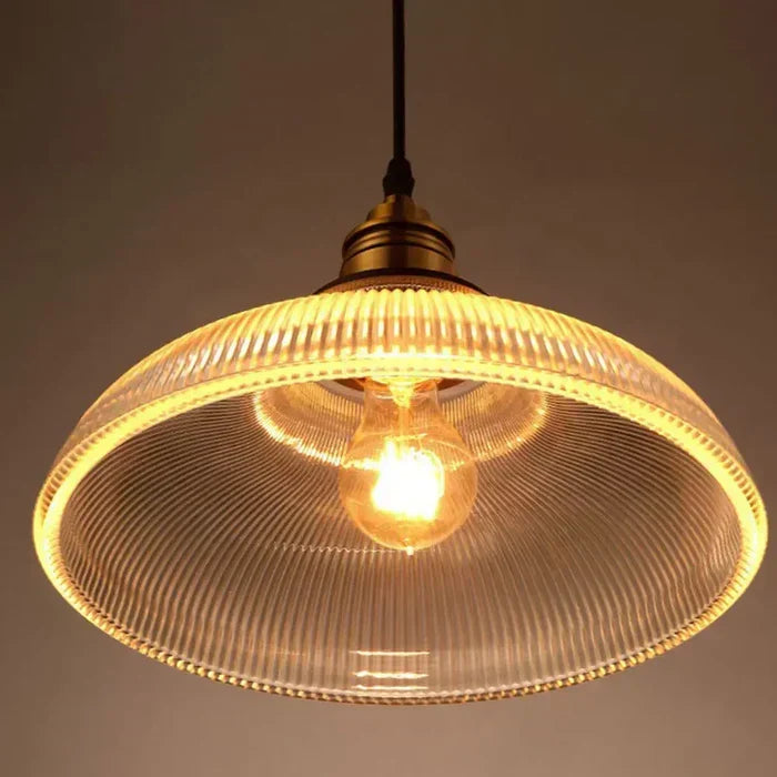 metalen glazen hanglamp — afbeelding 4
