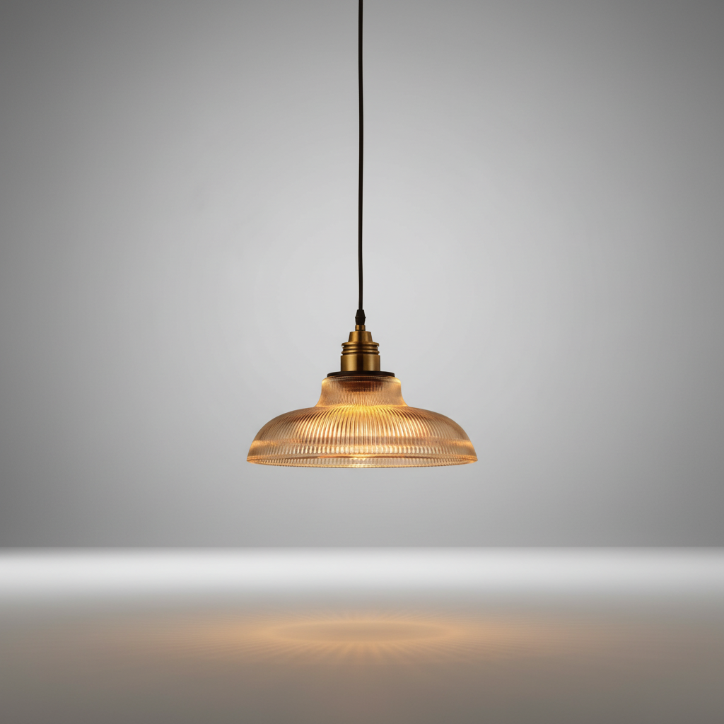 metalen glazen hanglamp — afbeelding 5