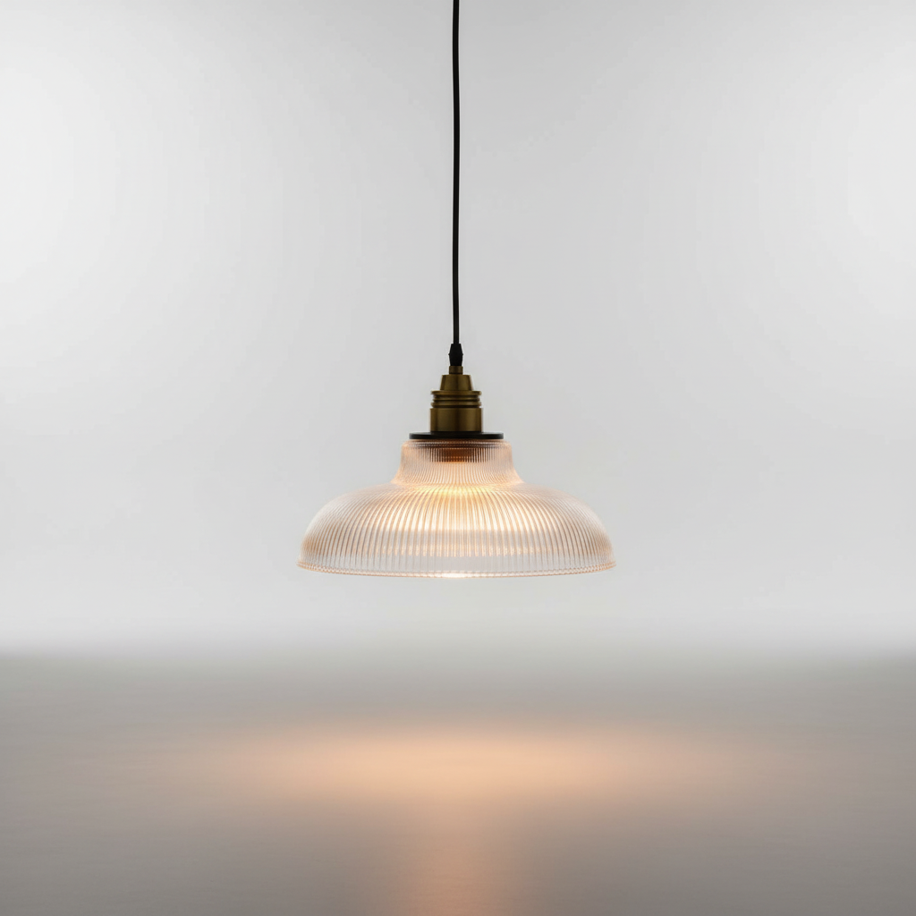 metalen glazen hanglamp — afbeelding 6