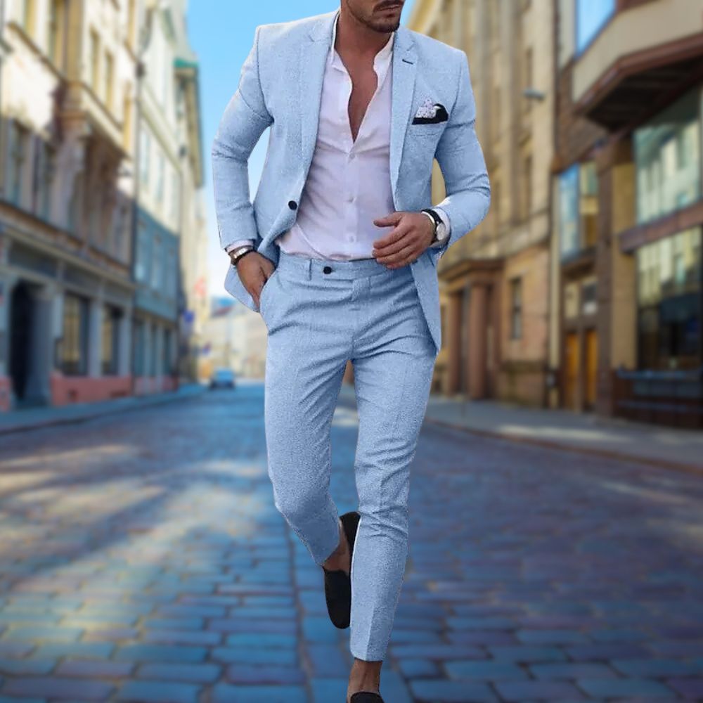 Stijlvol slim fit herenpak