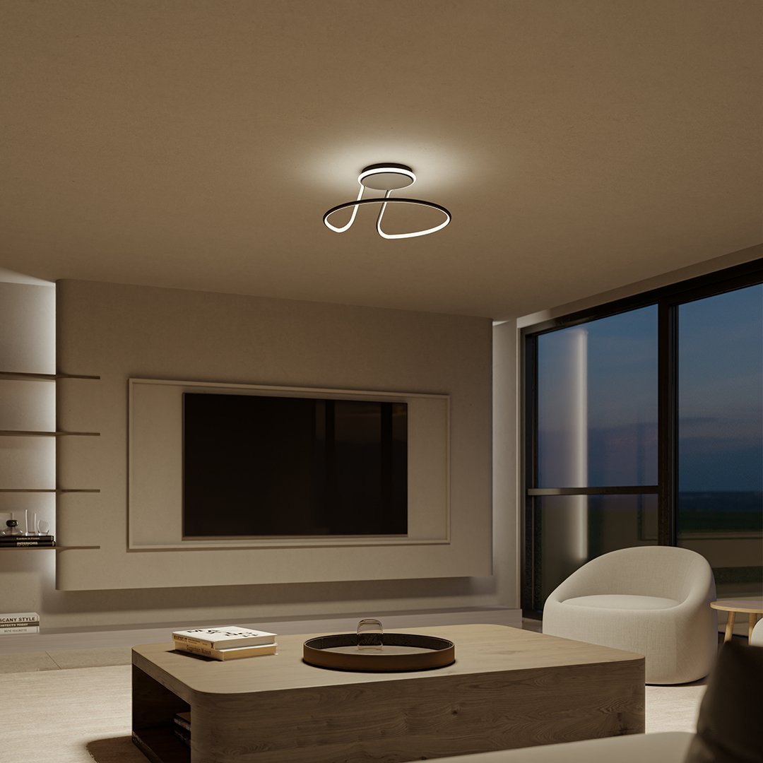 Minimalistisch-moderne plafondlamp