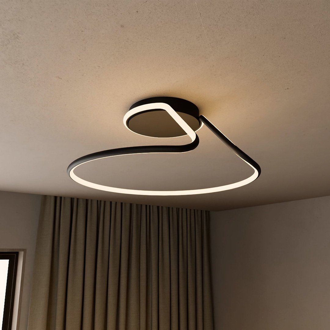Minimalistisch-moderne plafondlamp