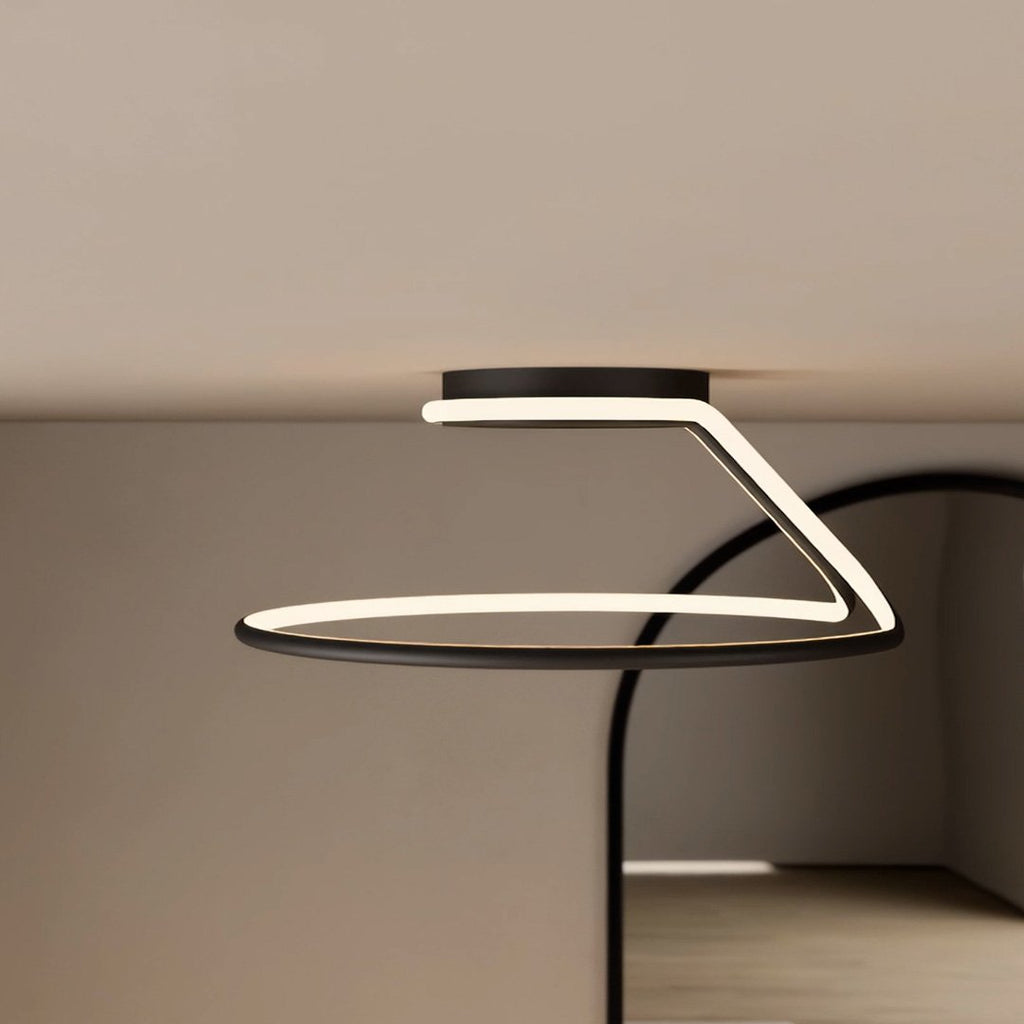 Minimalistisch-moderne plafondlamp