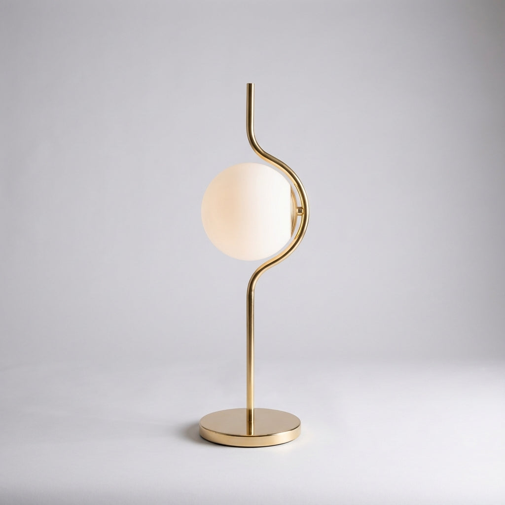 Minimalistische sculpturale tafellamp