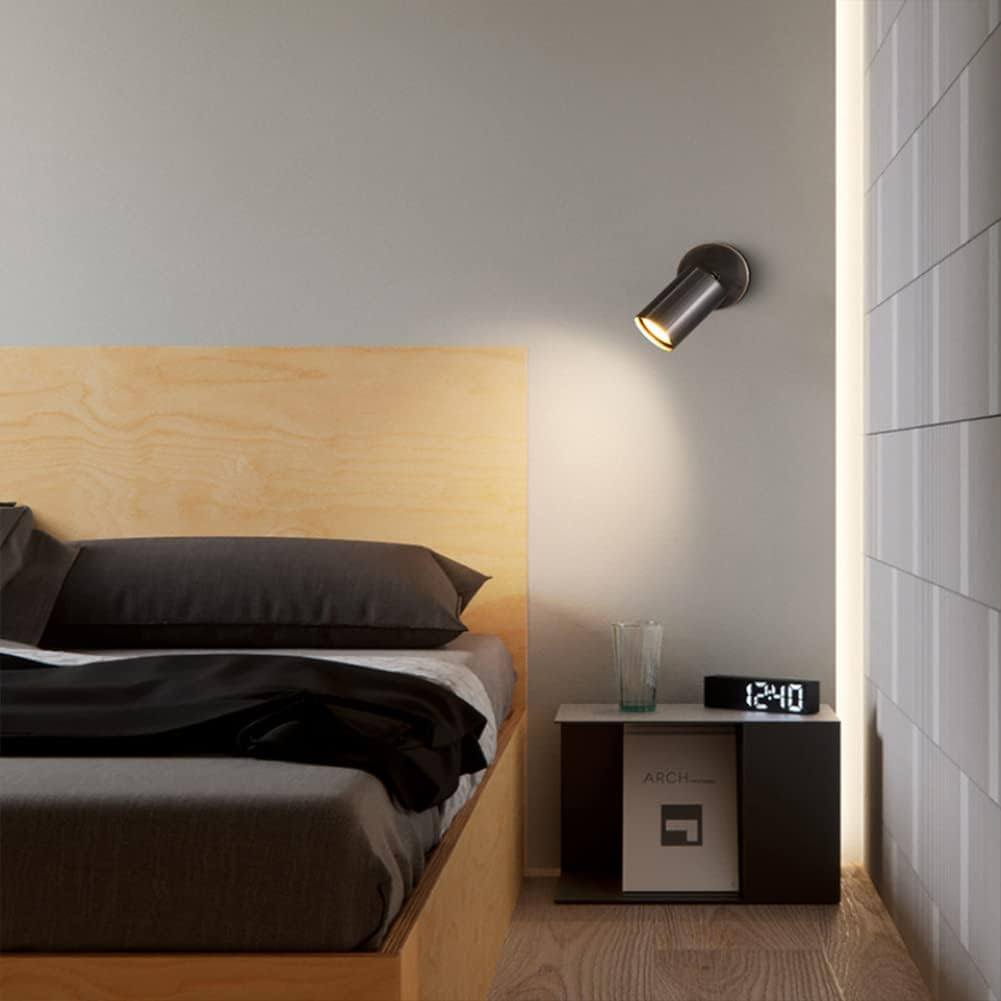 Minimalistische cilindervormige wandlamp