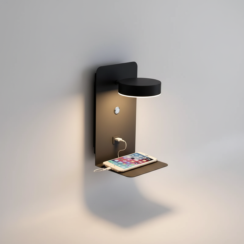 Minimalistische led-wandlamp