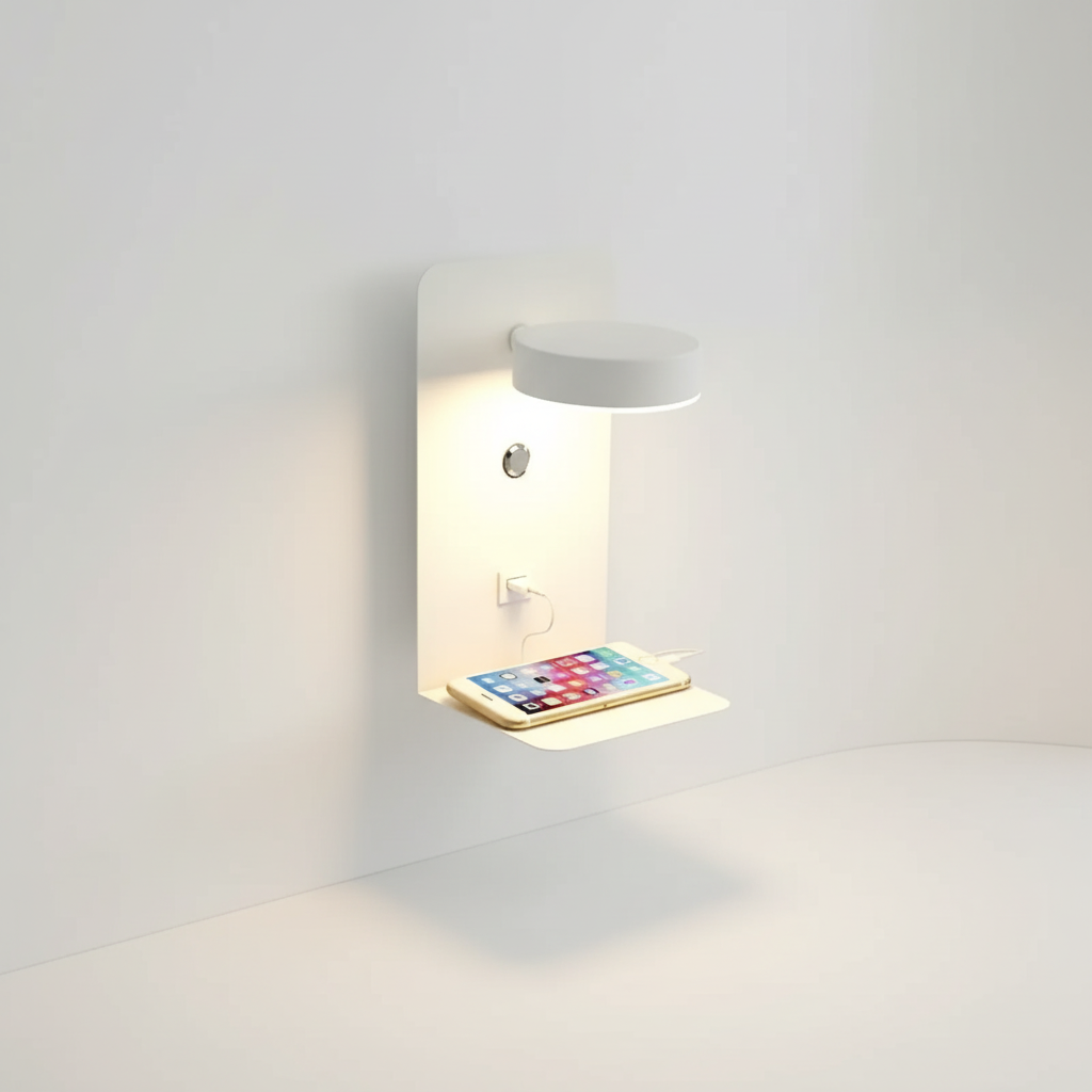 Minimalistische led-wandlamp