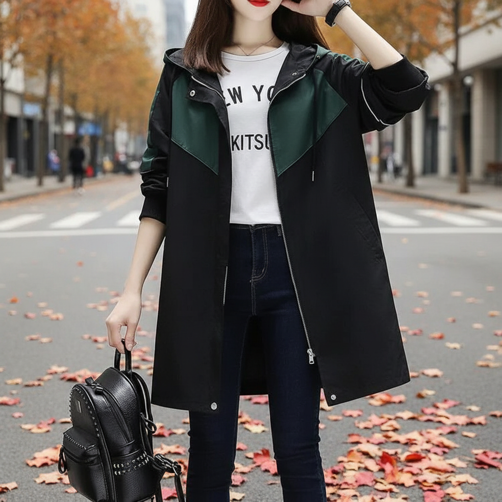 Middellange trenchcoat