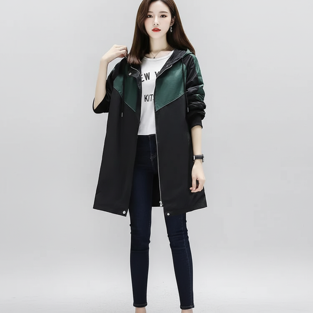 Middellange trenchcoat