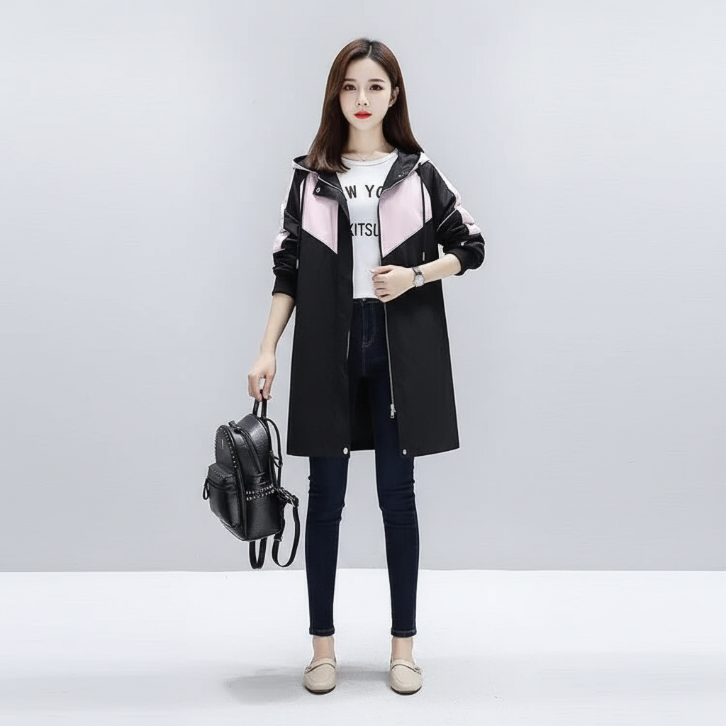Middellange trenchcoat