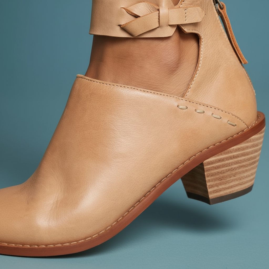 Middenhoge blokhak dames schoen