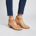Middenhoge blokhak dames schoen