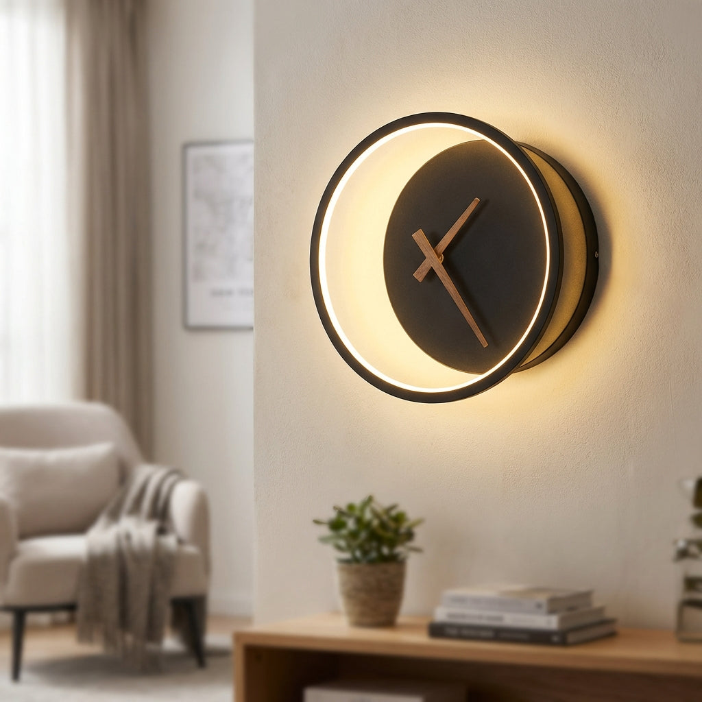 LED-wandkloklamp — afbeelding 1