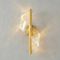 Spiraalvormige wandlamp