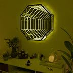 Zeskantige wandlamp