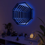 Zeskantige wandlamp