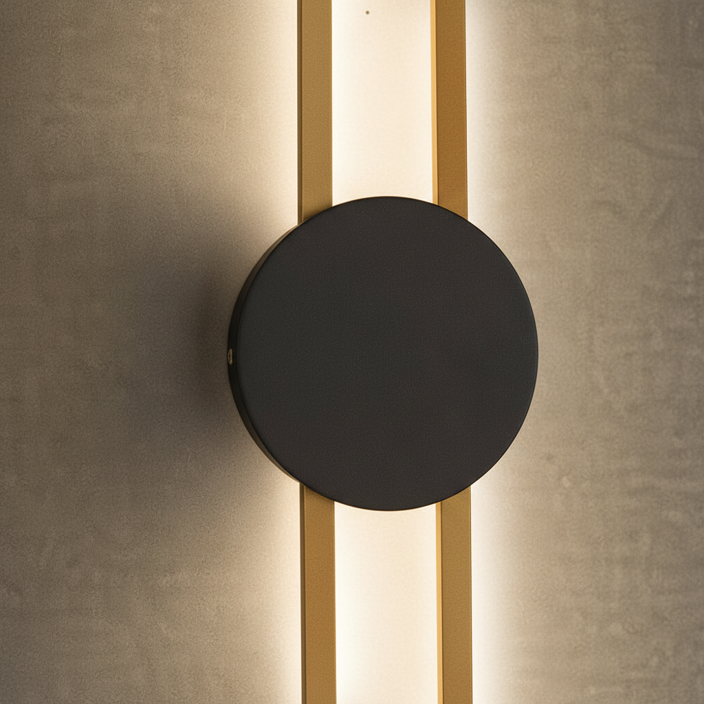 Industrieel wandlampontwerp
