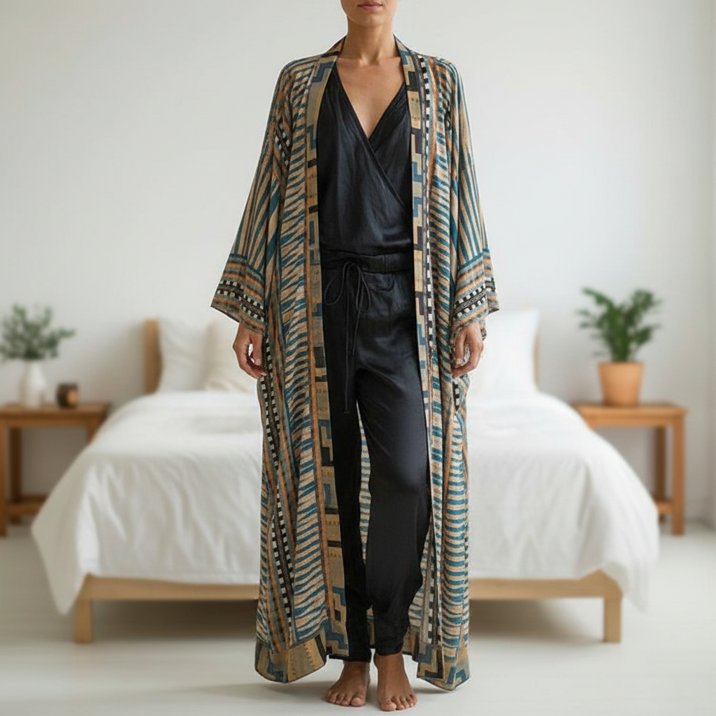 Kimono-achtige jas