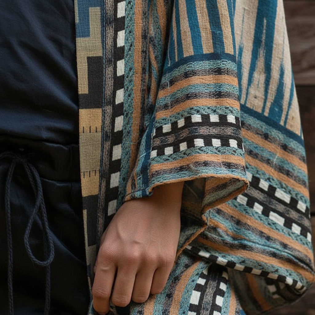 Kimono-achtige jas