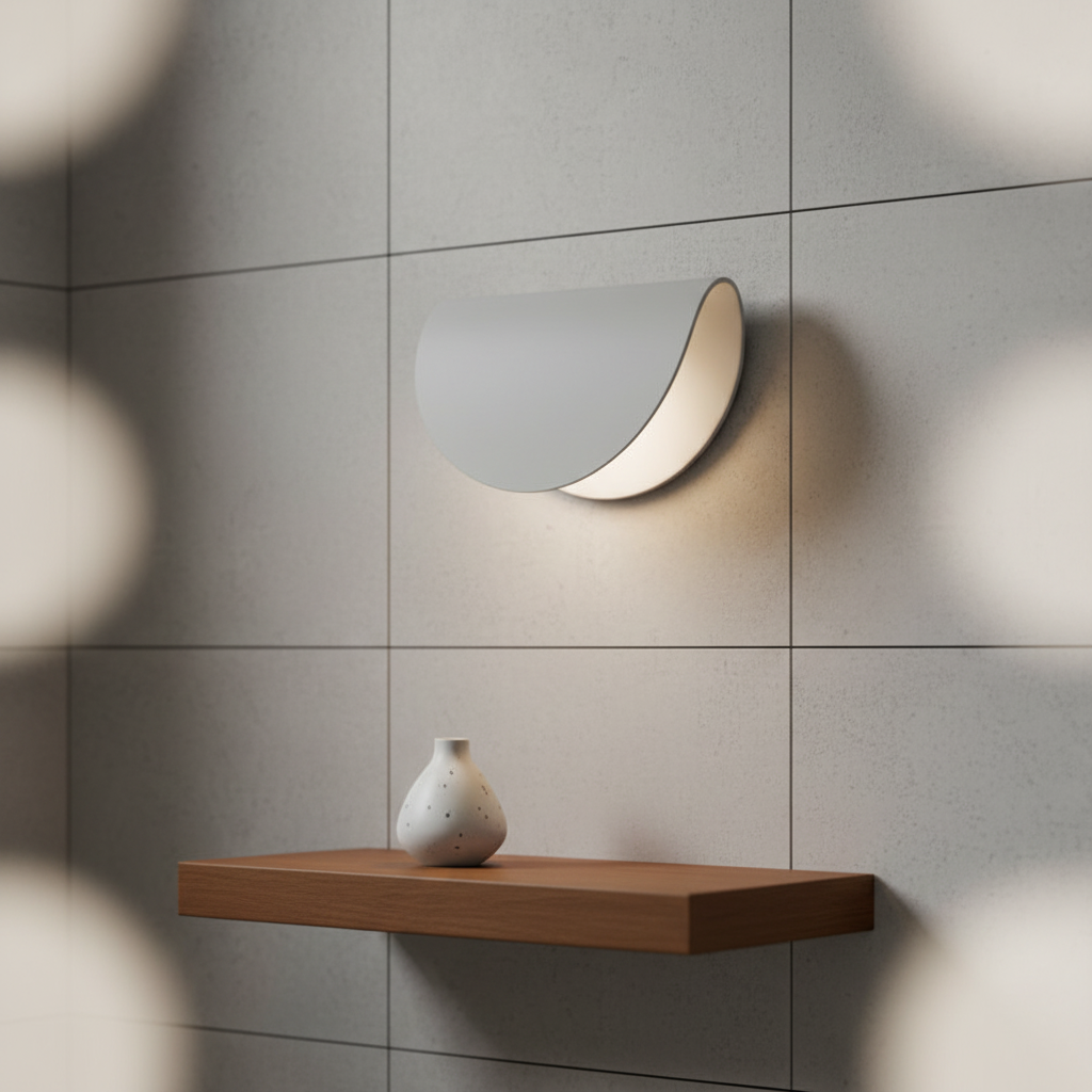 Halfronde wandlamp – Liva