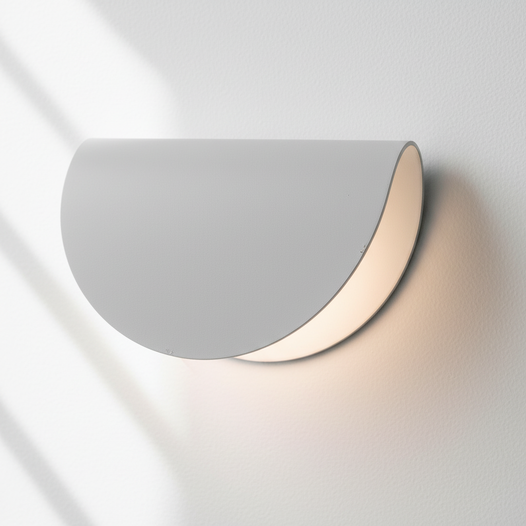 Halfronde wandlamp – Liva