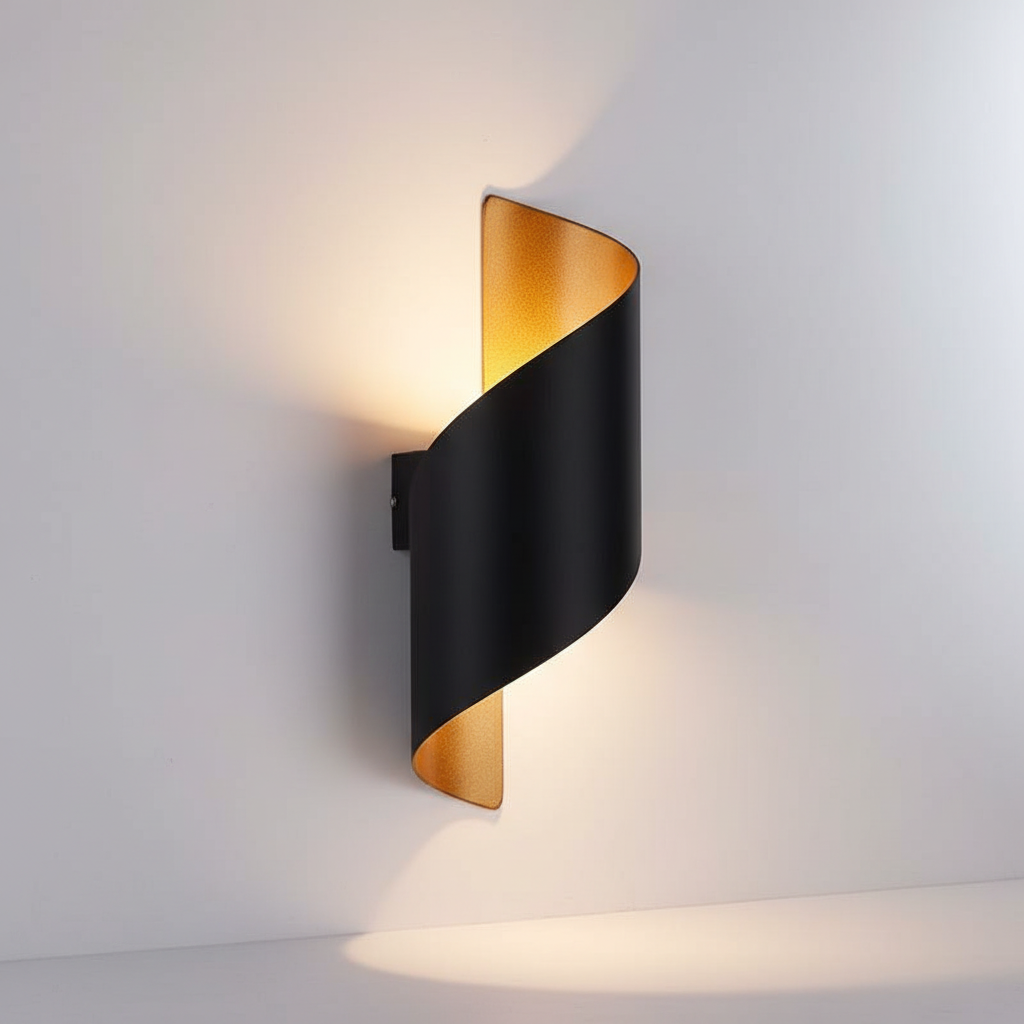 spiraalvormige muurlamp — afbeelding 10