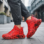 Modieuze hoge sneaker