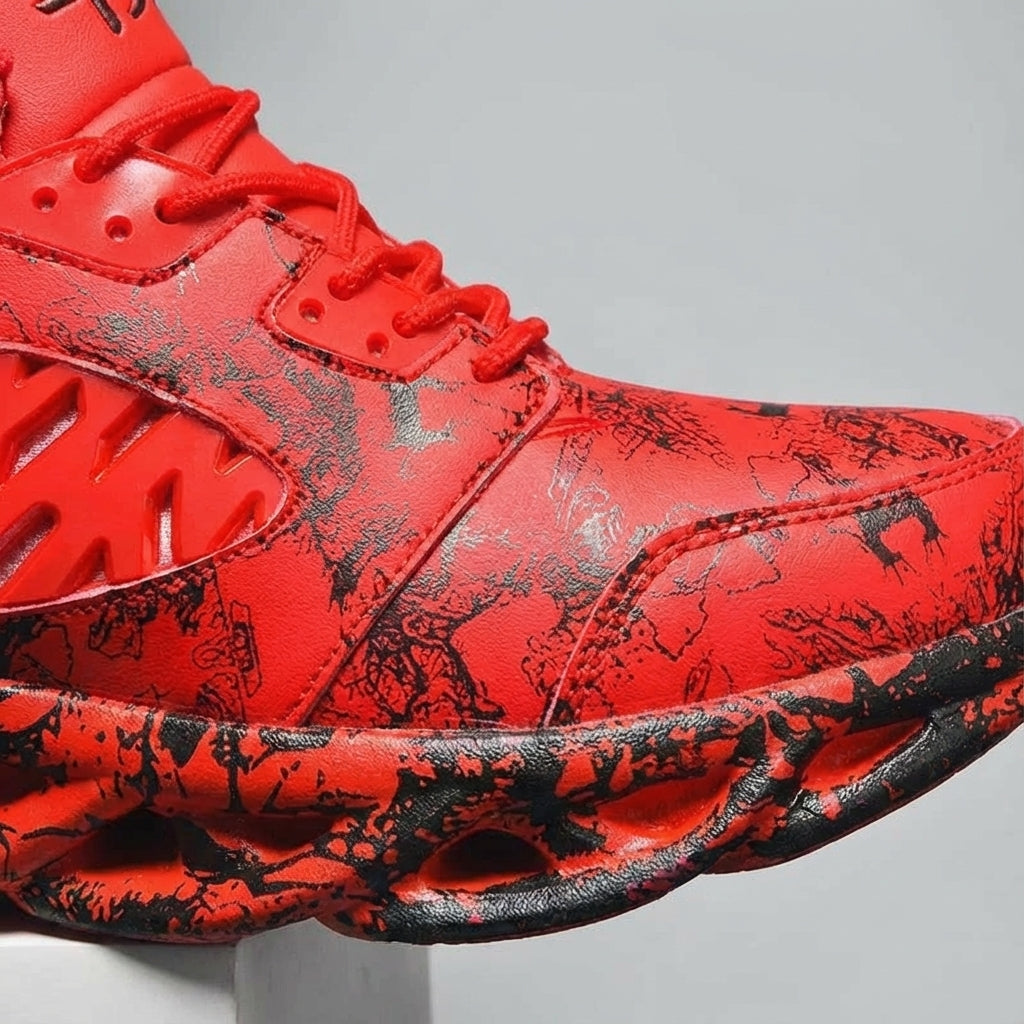 Modieuze hoge sneaker