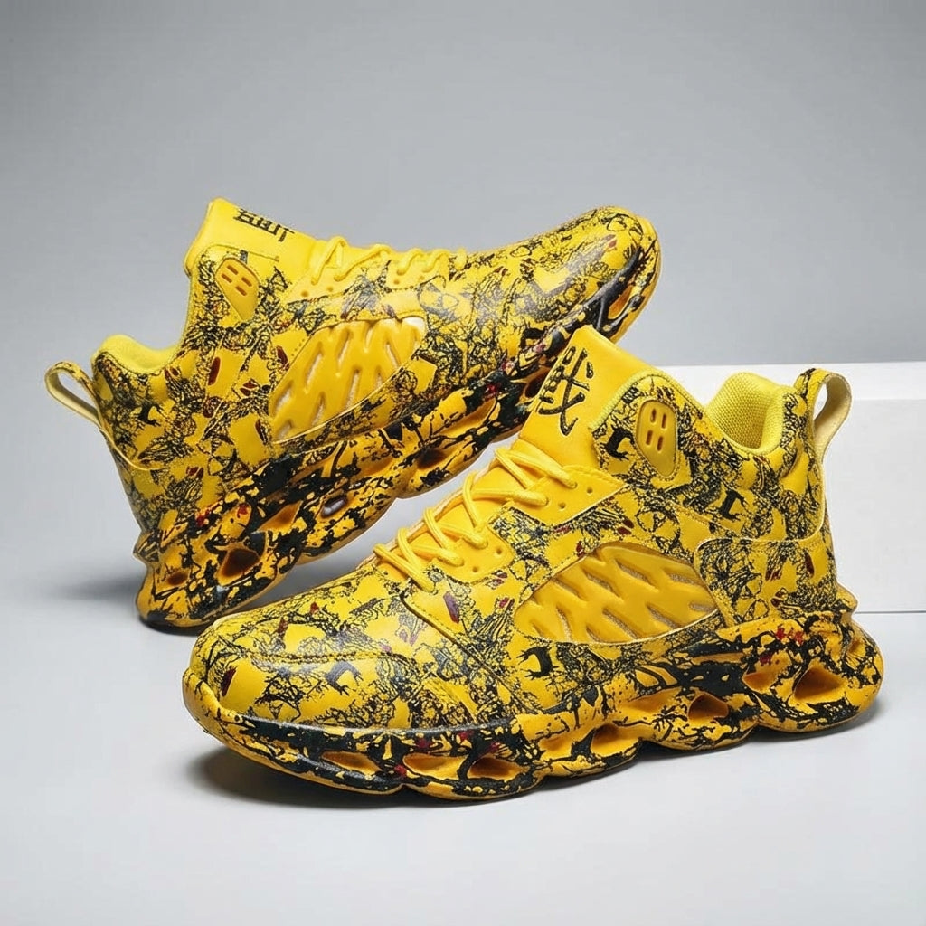 Modieuze hoge sneaker