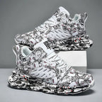 Modieuze hoge sneaker