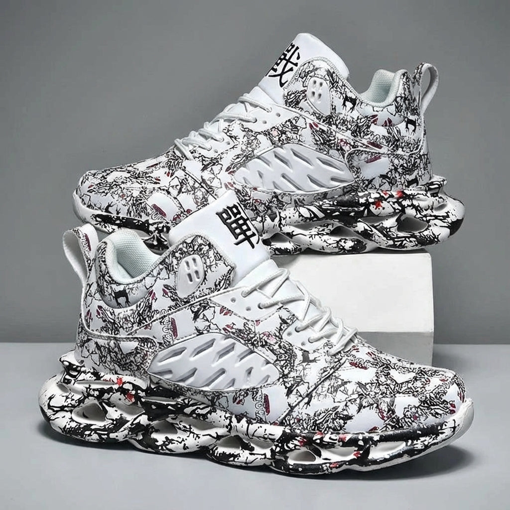 Modieuze hoge sneaker