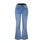 Flared stretchy broek voor dames