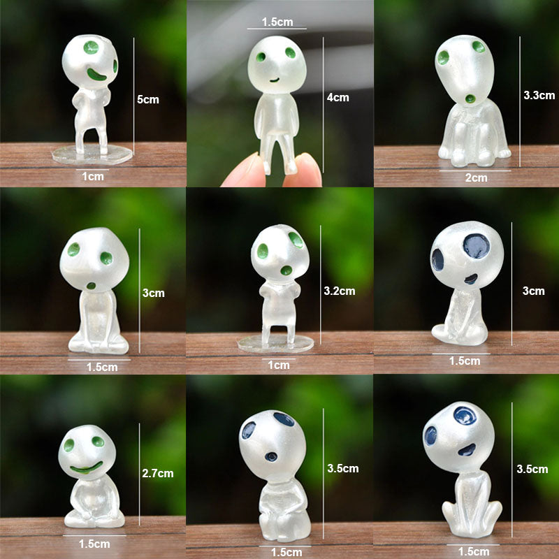 Lichtgevende spookfiguren, set van 20