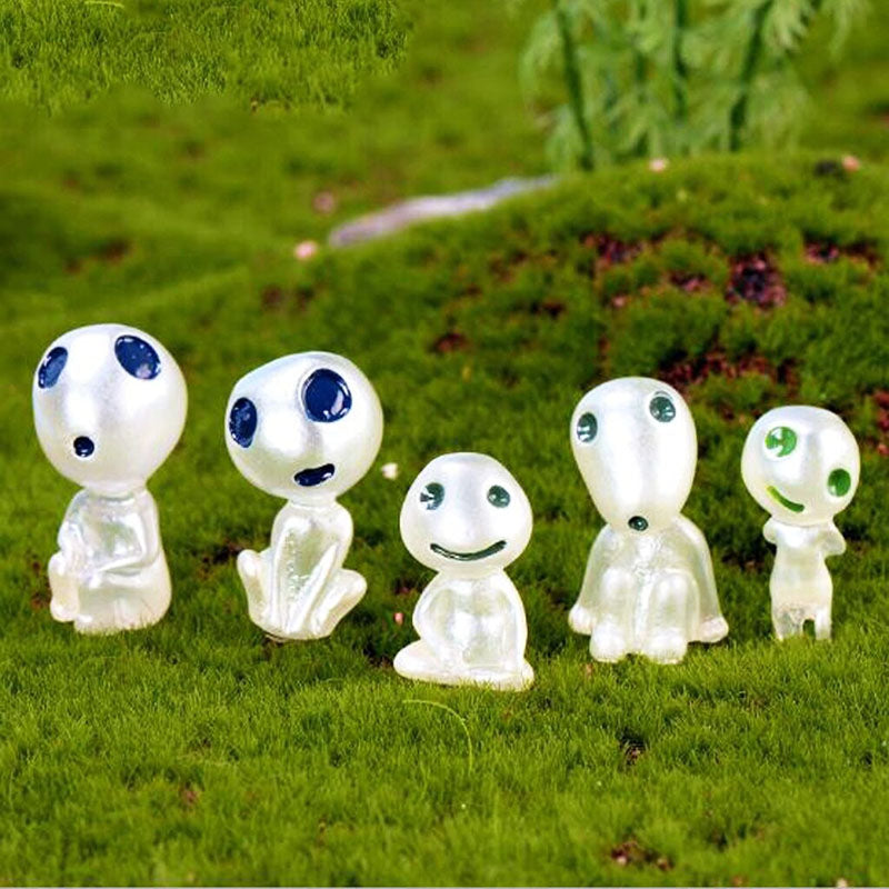 Lichtgevende spookfiguren, set van 20