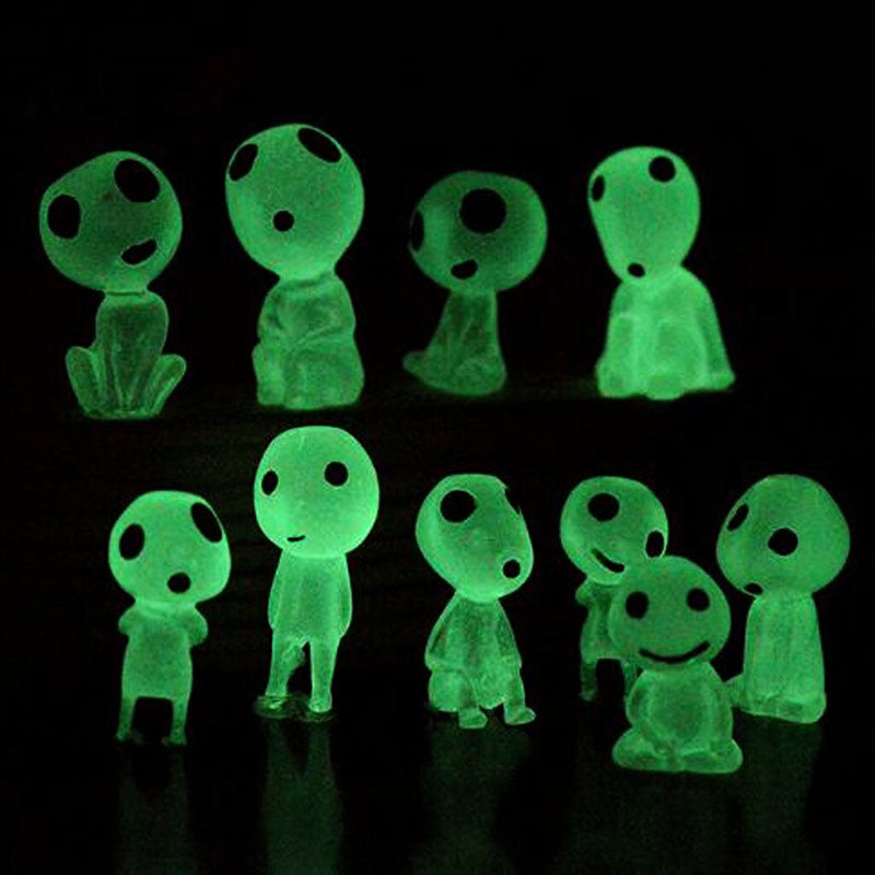 Lichtgevende spookfiguren, set van 20