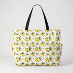 Mooie strandtas met print